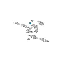 OEM Ford Axle Assembly Insulator Diagram - F3SZ-4B424-A