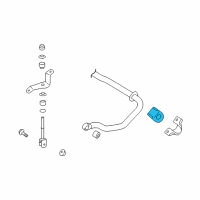 OEM 2021 Lexus LX570 Bush, STABILIZER Diagram - 48815-60241