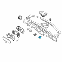 OEM 2019 Kia Stinger Sensor Assembly-Incar Diagram - 97268J5000