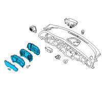 OEM Kia Stinger Cluster Assembly-Instrument Diagram - 94011J5200