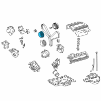 OEM 2005 Lexus GX470 Pulley, Camshaft Timing Diagram - 13523-50060