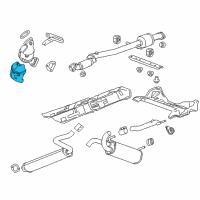 OEM Buick Heat Shield Diagram - 55569314