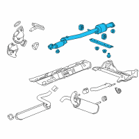 OEM Chevrolet Cruze Limited Converter & Pipe Diagram - 42426782