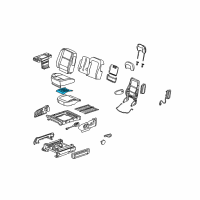 OEM 2007 Chevrolet Uplander Seat Heater Diagram - 89043120