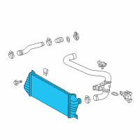 OEM 2004 Dodge Sprinter 3500 Cooler-Charge Air Diagram - 5104119AA