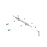 OEM Toyota Gear Assembly Mount Bolt Diagram - 90105-12341