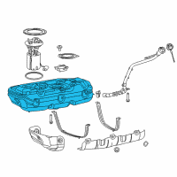 OEM 2019 Ram ProMaster City Fuel Tank Diagram - 68366050AA