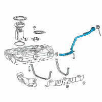 OEM 2015 Ram ProMaster City Tube-Fuel Filler Diagram - 68260327AA