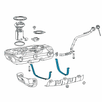 OEM 2021 Ram ProMaster City Strap-Fuel Tank Diagram - 68268789AA