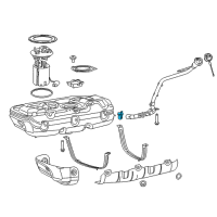 OEM 2021 Ram ProMaster City Fuel Hose Clamps Diagram - 6106436AA