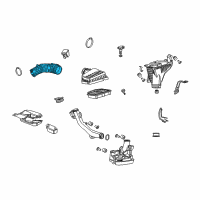 OEM Tube, Air Flow Diagram - 17228-R40-A00