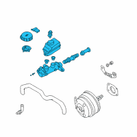 OEM 2005 Infiniti Q45 Cylinder Assy-Brake Master Diagram - 46010-CR927