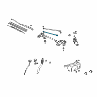 OEM 2005 Acura RSX Rod Unit A Diagram - 76540-S6M-003