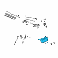 OEM Acura RSX Tank Set, Washer Diagram - 76840-S7A-013