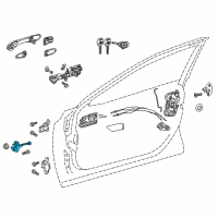 OEM 2022 Toyota Avalon Door Check Diagram - 68610-06152