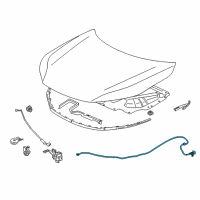 OEM 2017 Honda Accord Wire Assembly (Graphite Black) Diagram - 74130-T2A-A01ZA