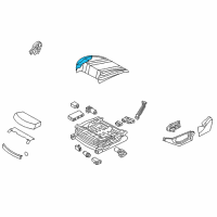 OEM 2016 Hyundai Genesis Pad Assembly-Front Seat Cushion Driver Diagram - 88150-B1110