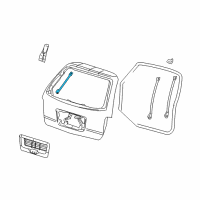 OEM Mercury Support Cylinder Diagram - 3F2Z-17406A11-AA