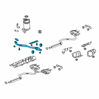 OEM Chevrolet Impala Front Pipe Diagram - 84407222