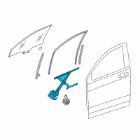 OEM 2015 Honda CR-V Regulator Assembly, Left Front Dr Diagram - 72251-T0A-A01