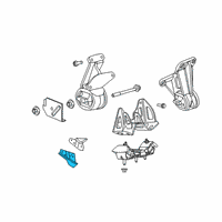 OEM 2022 Ram 1500 Bracket-Engine Mount Diagram - 68291381AA