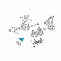 OEM 2021 Ram 1500 Engine Mount Diagram - 68291382AC