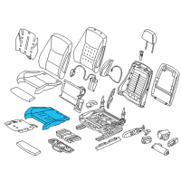 OEM 2019 BMW 440i Upholstered.Section., Sportseat, Imit.Leath., Right Diagram - 52-10-7-344-901