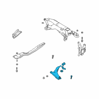 OEM Chrysler Sebring Lower Control Arm Diagram - MR455738