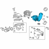 OEM 2012 Acura MDX Tube, Air In. Diagram - 17242-RYE-A00