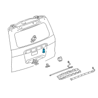 OEM Cadillac Release Switch Diagram - 23485764