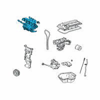 OEM 2002 Toyota Camry Intake Manifold Diagram - 17120-0H010