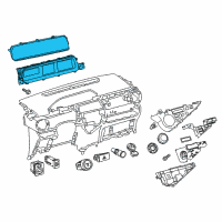 OEM Toyota Cluster Assembly Diagram - 83800-5CR10