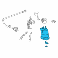 OEM 2017 Chevrolet Corvette Vapor Canister Diagram - 22785596