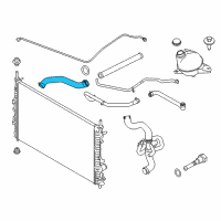 OEM 2017 Ford Transit-350 Upper Hose Diagram - CK4Z-8260-E