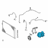 OEM 2016 Toyota RAV4 Compressor Assembly Diagram - 88370-33031