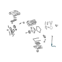 OEM Dodge Avenger Tube-Engine Oil Indicator Diagram - 4892058AA