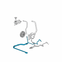 OEM 2008 Buick LaCrosse Pressure Hose Diagram - 15787648