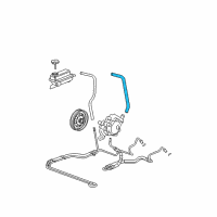 OEM 2006 Buick LaCrosse Hose-P/S Fluid Reservoir Outlet Diagram - 15241759