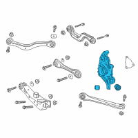 OEM 2017 Cadillac XT5 Knuckle Diagram - 84196225