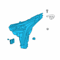 OEM 2020 Cadillac CT6 Composite Headlamp Diagram - 84718736