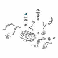 OEM 2000 Honda Insight Valve, One-Way Diagram - 17376-S84-A02