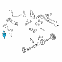 OEM Infiniti M45 Tank Assy-Reservoir Diagram - 49192-AG000