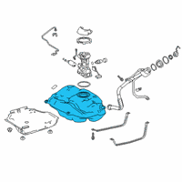 OEM 2019 Toyota Corolla Fuel Tank Diagram - 77001-02850