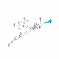 OEM 2005 Chrysler Pacifica Tie Rod-Outer Diagram - 5183761AD