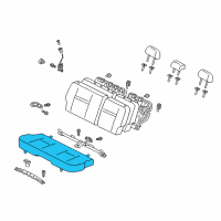 OEM 2005 Scion xA Seat Cushion Diagram - 71601-5C590-C0