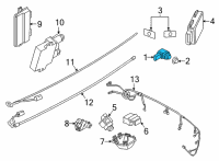 OEM 2022 BMW X3 ULTRASONIC SENSOR, BROOKLYN Diagram - 66-20-7-927-950