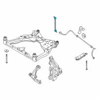 OEM 2012 Nissan Murano Rod Assy-Connecting, Stabilizer Diagram - 54668-1AA0A