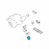 OEM 2006 Infiniti M35 Insulator-Engine Mounting, Front Diagram - 11220-EG001