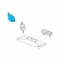 OEM 2010 Chevrolet Camaro Mount Bracket Diagram - 22843611