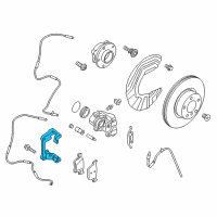 OEM BMW Calliper Carrier Diagram - 34-11-6-871-419